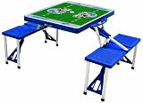 NFL Detroit Lions Football Field Design Portable Folding Table/Seats, Blue