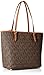 Michael Kors Jet Set Item Large Snap Pocket Tote in Vanilla PVC