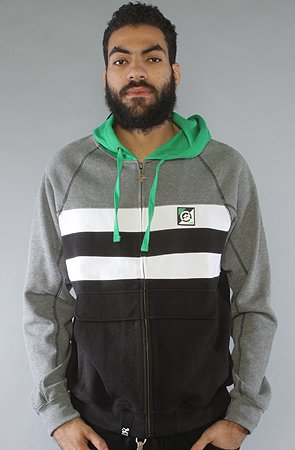 LRG The Marauder Zip Up Hoody in Black,Sweatshirts for Men, Small,Black