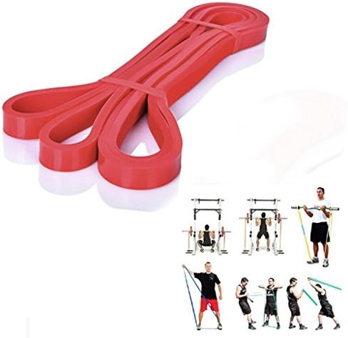 YGShop New Premium Latex Pull Up Resistance Band Red
