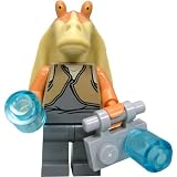 LEGO STAR WARS – Minifigur­ Figur Jar Jar Binks (Clone Wars) Gungan aus 7929 mit Zubehör