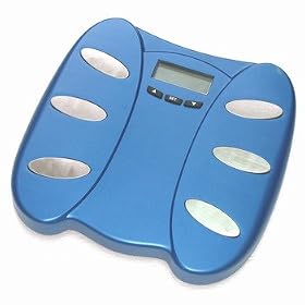 NewLine Digital Bathroom Scale with Body Fat function, Blue SAF5339-BL