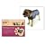 (Snuggle Factor) Weatherproof Dog Coat Large 18-20" (Navy/Fleece)