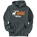 Hoodie Mens Dark Silver " THE PERFECT CHILD IS A Alaskan Malamute " Dogs XX-Large