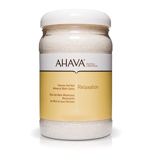 AHAVA Relaxation Honey-Herbal Mineral Bath Salts - 16 oz