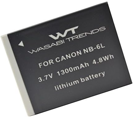 WT-NB6L GENUINE Wasabi Trends Battery for Canon SD4000IS SX170IS S120 ORIGINAL