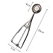 Stainless Steel Scoop/ Tablespoon/ Ice Cream Scoops(Silver)