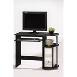 Computer Desk (Black and Silver)