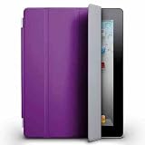 Brand New Magnetic Slim PU Leather Smart Case Cover Stand for ipad2/Purple-By MYPHONELINK