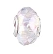 Pandora Style Charm Bead (Z103-2) Faceted Murano Style / Lampwork Glass (14mm x 10mm) (fits Troll too)