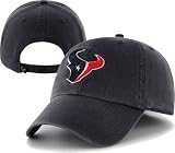 NFL Houston Texans Clean Up Adjustable Hat, Navy, One Size Fits All Fits All