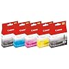 Set of 5 Original Ink Cartridges for Canon IP4200 IP4300 IP 5300 IP5300 MP500...