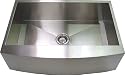 36" Undermount Stainless Steel Apron Sink (Curve Front)