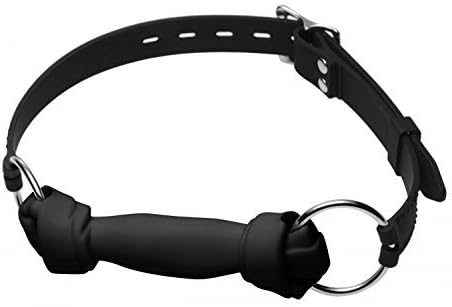 Silicone Dog Bit Gag Black O/S - Master Series by Unknown