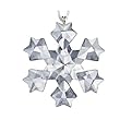 Swarovski Weihnachtsdekoration Weihnachtsornament Kristall Little Snowflake 4x4,5 cm 1041314