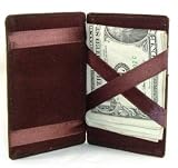 Genuine Leather Magic Wallet in Brown or Black