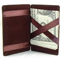 Genuine Leather Magic Wallet in Brown