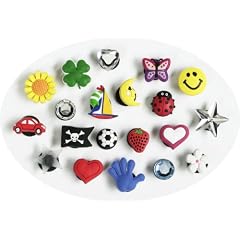 Bunte Anstecker f�r Kinder Clogs 4er Set (zuf�llige Sortierung)