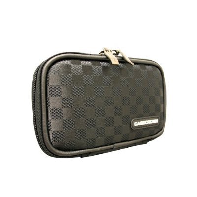 CaseCrown Double Memory Foam Case (Checkered) to Carry the FLO TV Personal Television PTV 350