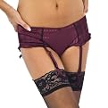 Gilligan & O'Malley® Boyshort With Garters - Dark Red