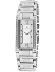Jacques Lemans Womens G-228G Gloria Classic Analog Sapphire Glass and Genuine Diamonds Watch