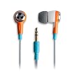 IFROGZ EARPOLLUTION OZONE EARBUDS ORANGE WHITE BLUE