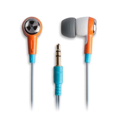 IFROGZ EARPOLLUTION OZONE EARBUDS WHITE BLUE