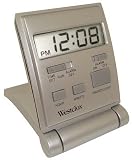 Westclox Silver Travelmate Travel Alarm Clock 47508S