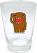 Domo-Kun Saluting Shot Glass