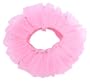 Classic Organza Ballerina Tutu Skirt with Flowers, Pink, Small