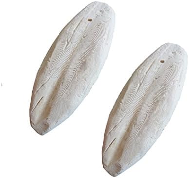 2x5.5-6.3"Crazer Cuttlebone with Hole Natural Supplement for Birds Parakeet