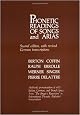 Phonetic Readings of Songs and Arias