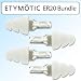 Etymotic ER20 High Fidelity Earplugs White With Clear Stem Bundle of 2 Pair