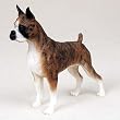 Boxer Brindle Dog Figurine