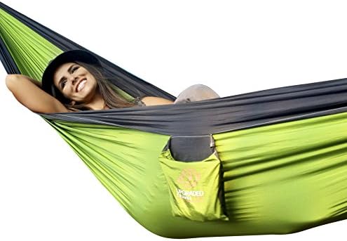 Camping Hammock | Double Hammocks for Backpacking, Camping, Travel &amp; Outdoors | FREE Tree Straps &amp; 5 Year Warranty