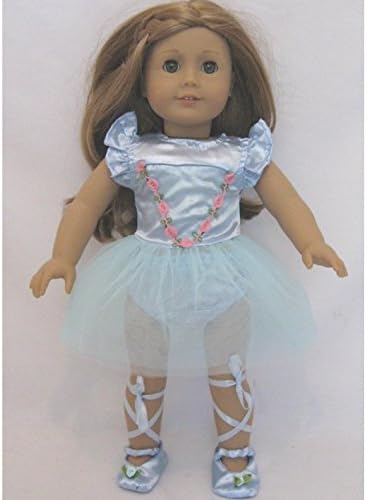 Blue Ballerina Set Ballet Nutcracker Tutu Type Dress Doll Clothes Outfit Fits American Girl 18" Doll Girl of Today Just Like Me, Our Generation, Madame Alexander