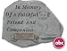 Personalized Pet Cat Kitten Memorial Stone Marker - Lovely Stone