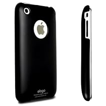 elago iPhone 3G/3GS Slim Fit Case - Black + Universal Dock Adapter included
