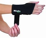 Mueller Fitted Right Wrist, Black, Small/medium