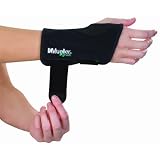 Mueller Fitted Right Wrist, Black, Small/medium