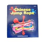412QymxwUHL. SL160  neon colors colorful jumping CHINESE elastic Jumprope Kids Toy Game Exercise