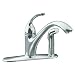 KOHLER K-10413-CP Forte Single Control Kitchen Sink Faucet, Polished Chrome