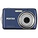 Pentax Optio E70 10MP Digital Camera with 3x Optical Zoom and 2.4 inch LCD (Dark Blue)
