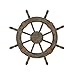 Nautical Decor 24" Wood Pirate's Ship Wheel Marine Decor