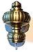 Kirsch Designer Metals Cypress 1 3/8â€ Finial, Color: Brushed Bronze (1831945)