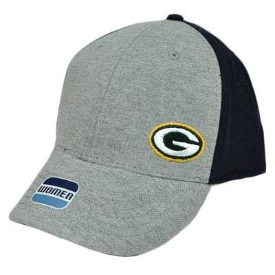 NFL Green Bay Packers Gray Black Yellow Green Jersey Cotton Cap Hat Ladies Women