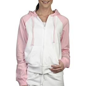 Buy Bella Ladies 2-Tone Raglan Full-Zip Hoody by Bella