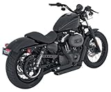 Vance & Hines Shortshots Staggered Exhaust System Black Black 47219 412R1jd2YQL. SL160 Vance & Hines Shortshots Staggered Exhaust System Black Black 47219
