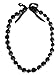 HAWAIIAN BLACK KUKUI NUT 32" LEI