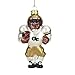 Georgia Tech Yellowjackets NCAA Glass Player Ornament (4 African American)"